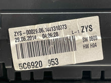 Load image into Gallery viewer, SPEEDOMETER CLUSTER Volkswagen Jetta 2014 14 - NW574821