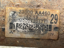 Load image into Gallery viewer, STARTER Subaru Forester Impreza 2003 03 04 05 - 08 Auto - NW577156