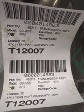 Load image into Gallery viewer, TRANSMISSION C250 C300 C350 C63 SLK250 SLK300 SLK350 SLK55 12-15 RWD - NW582132