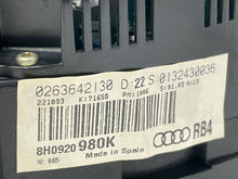 Load image into Gallery viewer, SPEEDOMETER CLUSTER Audi A4 2003 03 2004 04 2005 05 - NW159440