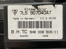 Load image into Gallery viewer, Temp Climate AC Heater Control Cayenne 2004 04 2005 05 2006 06 Front 3.2L - NW101165