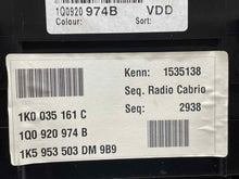 Load image into Gallery viewer, SPEEDOMETER INSTRUMENT CLUSTER GAUGES Volkswagen EOS 2008 08 - NW162114