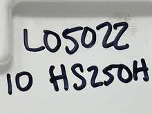 Load image into Gallery viewer, SPEEDOMETER CLUSTER Lexus HS250H 2010 10 2011 11 - NW160791