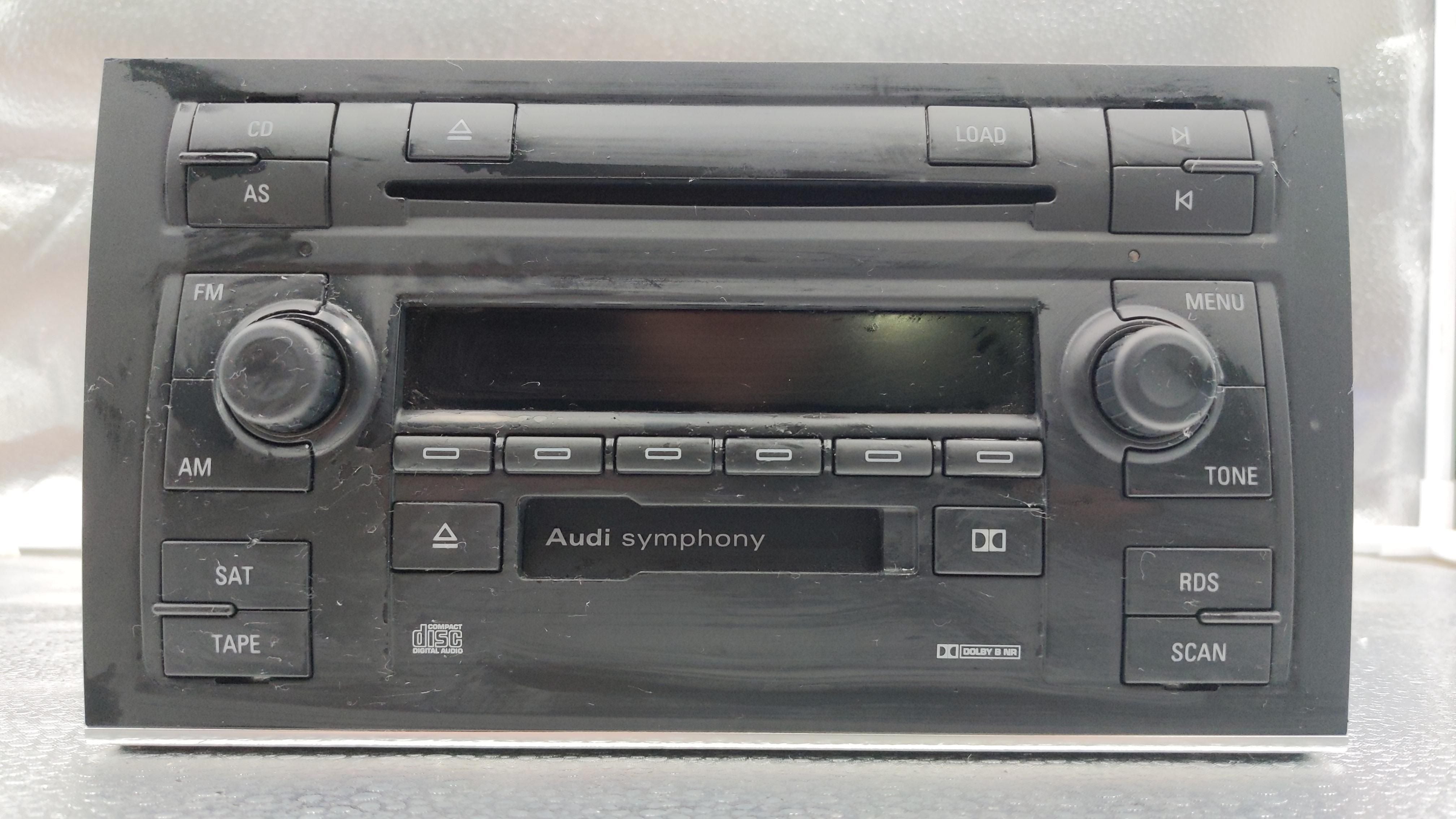 RADIO Audi A4 S4 2004 04 2005 05 06 07 08 Symphony 2 - NW135917 – Tom's  Foreign Auto Parts