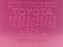 Load image into Gallery viewer, TPMS CONTROL MODULE COMPUTER Lexus HS250H 10 11 12 - NW33523