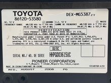 Load image into Gallery viewer, RADIO Lexus IS F IS250 IS350 2009 09 - NW138105