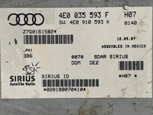 Load image into Gallery viewer, Satellite Receiver Computer Audi S6 S8 A6 A8 2003 03 04 05 06 07 08 09 10 - NW136047