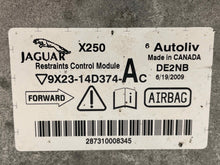 Load image into Gallery viewer, AIR BAG CONTROL MODULE COMPUTER Jaguar XF XFR 2010 10 2011 11 - NW33018