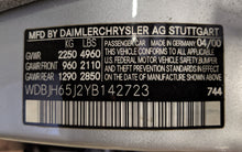 Load image into Gallery viewer, AUTOMATIC TRANSMISSION 230 SLK C230 C240 C32 C320 C55 CLK320 00-05 RWD - NW184089