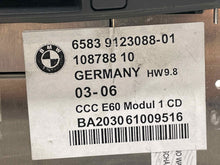 Load image into Gallery viewer, RADIO AM FM CD NAVIGATION PLAYER BMW 525i 530i 550i 2006 06 - NW491913