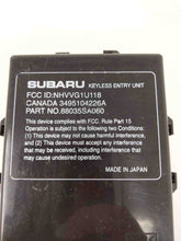 Load image into Gallery viewer, KEYLESS ENTRY COMPUTER Subaru Forester 2003 03 04 05 - NW37641