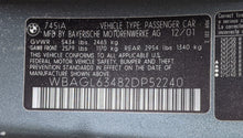 Load image into Gallery viewer, AUTOMATIC TRANSMISSION BMW 745i 745li 2002 02 - NW281419