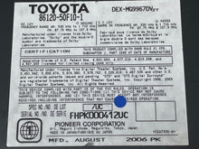 Load image into Gallery viewer, Radio LEXUS LS460 2008 - NW320803