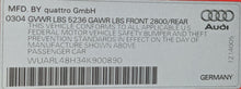 Load image into Gallery viewer, CARRIER ASSEMBLY Audi S4 2004 04 2005 05 2006 06 - NW320623
