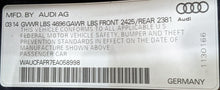 Load image into Gallery viewer, Transmission AUDI A5 2014 - NW333713