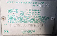 Load image into Gallery viewer, Engine Motor Subaru Forester 2004 - NW336168