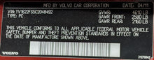 Load image into Gallery viewer, AUTOMATIC TRANSMISSION Volvo S60 XC60 2012 12 FWD - NW341572