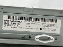 Load image into Gallery viewer, Radio BMW 645i 545i 550i 650i 2004 04 2005 05 2006 06 2007 07 AM FM CD - NW346869