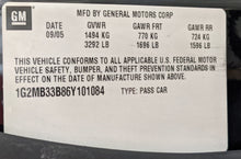 Load image into Gallery viewer, Tail Lamp Light Pontiac Solstice 2006 - NW389544