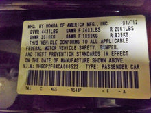 Load image into Gallery viewer, TRANSMISSION Honda Accord 2012 12 - NW183736