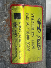 Load image into Gallery viewer, STARTER MOTOR Genesis Santa Fe Sonata Tucson Forte Magentis Optima 08-15 - NW433394
