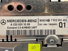 Load image into Gallery viewer, RADIO Mercedes CL500 S430 S500 2000 00 - NW455288