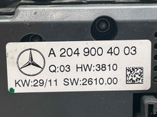 Load image into Gallery viewer, FRONT TEMPERATURE CONTROLS C250 C300 C350 C63 CLS400 CLS63 12-16 - NW472090