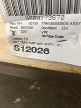 Load image into Gallery viewer, AUTOMATIC TRANSMISSION BMW 335i 07 08 09 10 11 AWD - NW478918