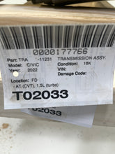 Load image into Gallery viewer, Transmission Honda Civic 2022 - NW496142