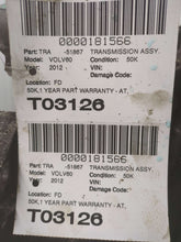 Load image into Gallery viewer, TRANSMISSION Volvo S60 S80 XC60 11 12 13 14 15 - NW511006