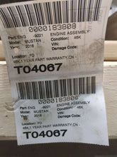 Load image into Gallery viewer, Engine Motor Ford Mustang 2016 - NW519523