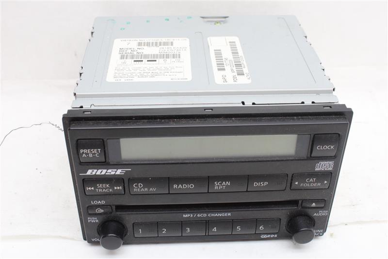 RADIO Nissan Pathfinder 2005 05 2006 06 2007 07 AM FM CD 1088957