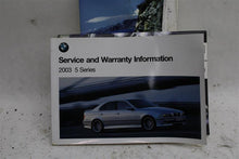 Load image into Gallery viewer, OWNERS MANUAL BMW 530i 2003 03 - 1099166