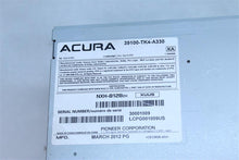Load image into Gallery viewer, RADIO Acura TL 2012 12 - 1125073