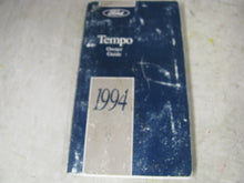 Load image into Gallery viewer, OWNERS MANUAL Ford Tempo 1994 94 - 329892