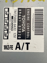 Load image into Gallery viewer, ECU ECM COMPUTER TOYOTA AVALON 1995 95 CALI - NW62436