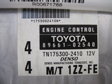 Load image into Gallery viewer, ECU ECM COMPUTER Toyota Corolla 1999 99 Manual - 671768