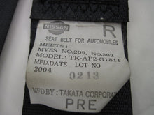 Load image into Gallery viewer, Seat Belt Infiniti FX45 2003 03 2004 04 2005 05 Passenger - 686182