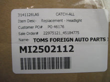 Load image into Gallery viewer, HEADLIGHT LAMP ASSEMBLY Eclipse 2000 00 2001 01 2002 02 Left - 735036