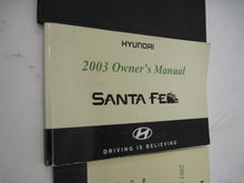 Load image into Gallery viewer, OWNERS MANUAL Hyundai Santa Fe 2003 03 - 823179