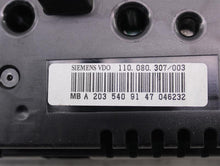 Load image into Gallery viewer, SPEEDOMETER CLUSTER Mercedes-Benz C230 C280 C350 C55 2006 06 - 912847