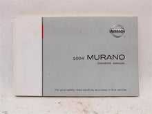 Load image into Gallery viewer, OWNERS MANUAL Nissan Murano 2004 04 - 980439