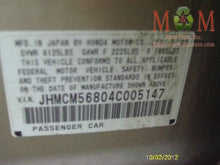 Load image into Gallery viewer, AUTOMATIC TRANSMISSION Honda Accord 2003 03 2004 04 - MM635010