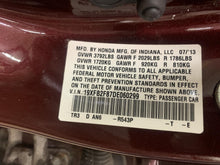 Load image into Gallery viewer, Radiator Fan Assembly Honda Civic 2013 - DG101603