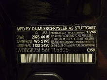 Load image into Gallery viewer, Park Lamp Light Mercedes-Benz SL55 2006 - NW292594