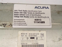 Load image into Gallery viewer, RADIO Acura TL 2007 07 2008 08 AM FM CD - MRK224017