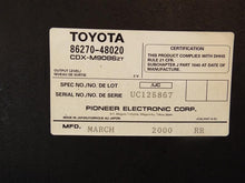 Load image into Gallery viewer, CD CHANGER Lexus RX300 1999 99 2000 00 01 02 03 - MM725072