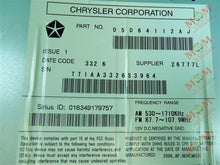 Load image into Gallery viewer, RADIO Chrysler Sebring Dodge Avenger 2007 07 2008 08 AM FM 6CD - MM817238