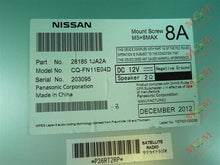 Load image into Gallery viewer, Radio Nissan Quest 2013 - MM848839