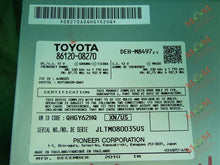 Load image into Gallery viewer, RADIO Toyota Sienna 2011 11 2012 12 2013 13 2014 14 - MM856234